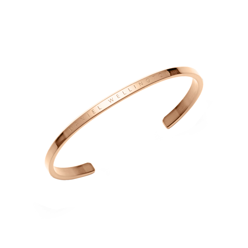 DanielWellington DW Bracelet for Women, Classic Rose Gold Large Bangle Couple Style DW001 Birthday Gift for Girls