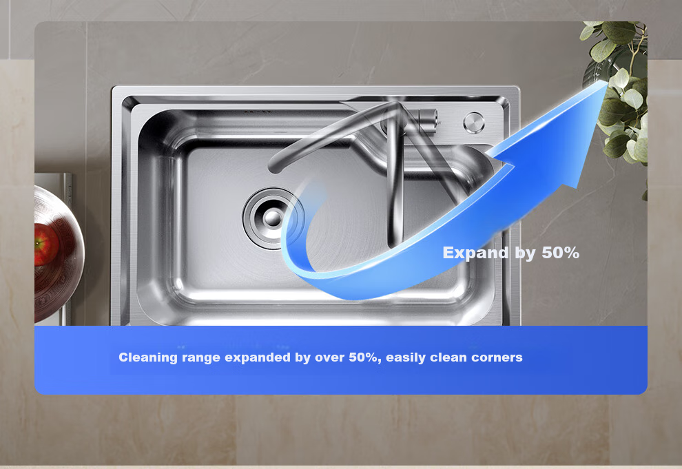 ARROW 304 Stainless Steel Sink, Single Bowl Kitchen Basin, Compact Dishwashing Sink [Renovation Subsidy 15%] 11