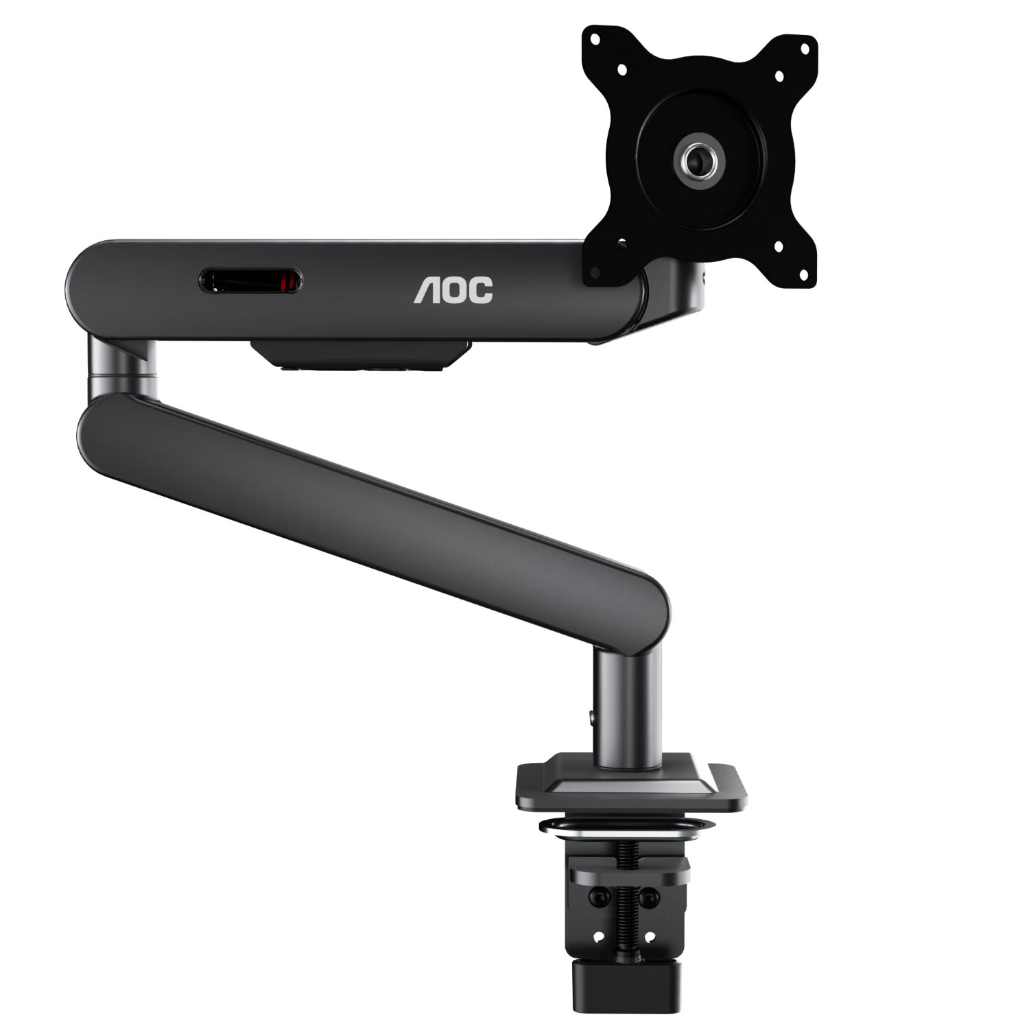AOC Monitor Stand Desktop Adjustable Monitor Arm Rotating Computer Mount Screen Bracket Home Office Computer Stand [New] AM505PLUS Gray