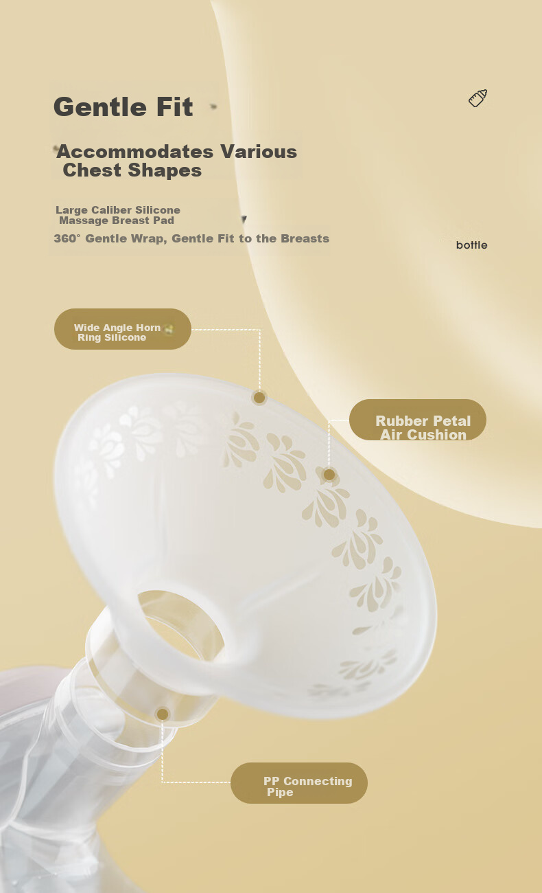 Shiyuejiejing Breast Pump, Hands-Free Wearable Electric Breast Pump, All-In Milk Collection And Expression Device [PPSU] 8