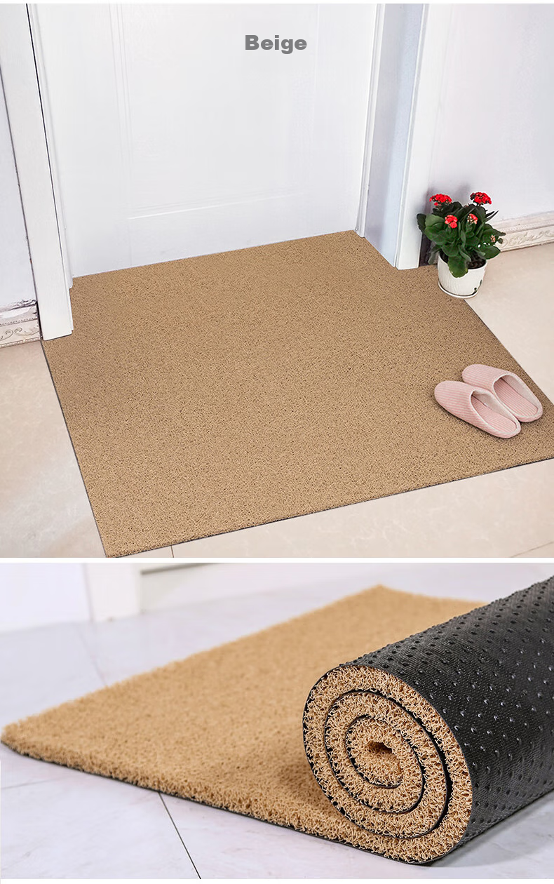 DIYIN Entrance Door Mat, Doormat, Loop Mat, Entrance Foot Mat, Non-Slip Mat, Thickened Black And Red, 60*90cm 13