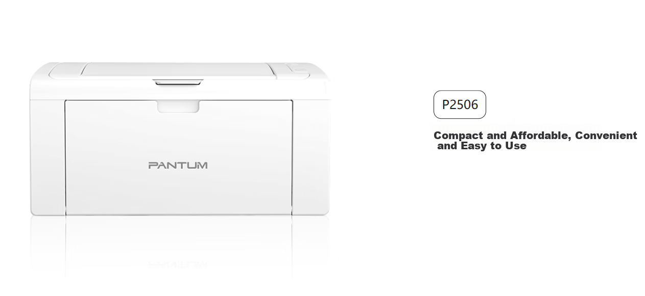 PANTUM P2506 A4 Black And White Laser Printer, Commercial High-Speed Printing, Shared Printing, Convenient Printing, Automatic Sleep Mode, Energy-Saving USB 1
