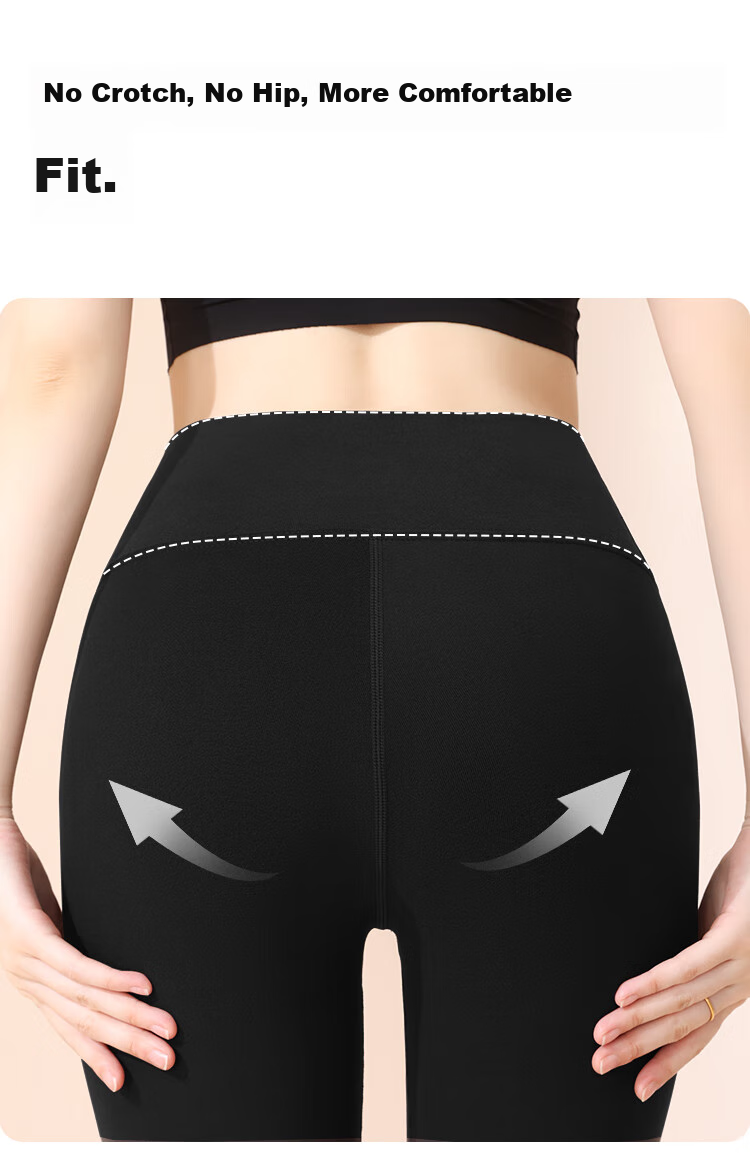 MiiOW Cationic Thermal Pants for Women, 10A Antibacterial, High-Waist Butt-Lifting Autumn Pants, Thickened Fleece-Lined Base Layer, Dark Gray, Size M 17