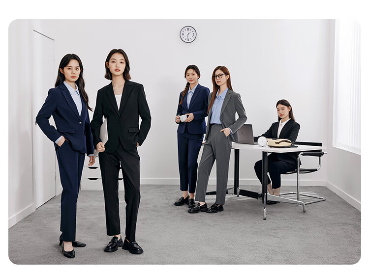 Miss Bird Women's Formal Blazer Suit Slim Fit Professional Interview Workwear Small Size Set 2