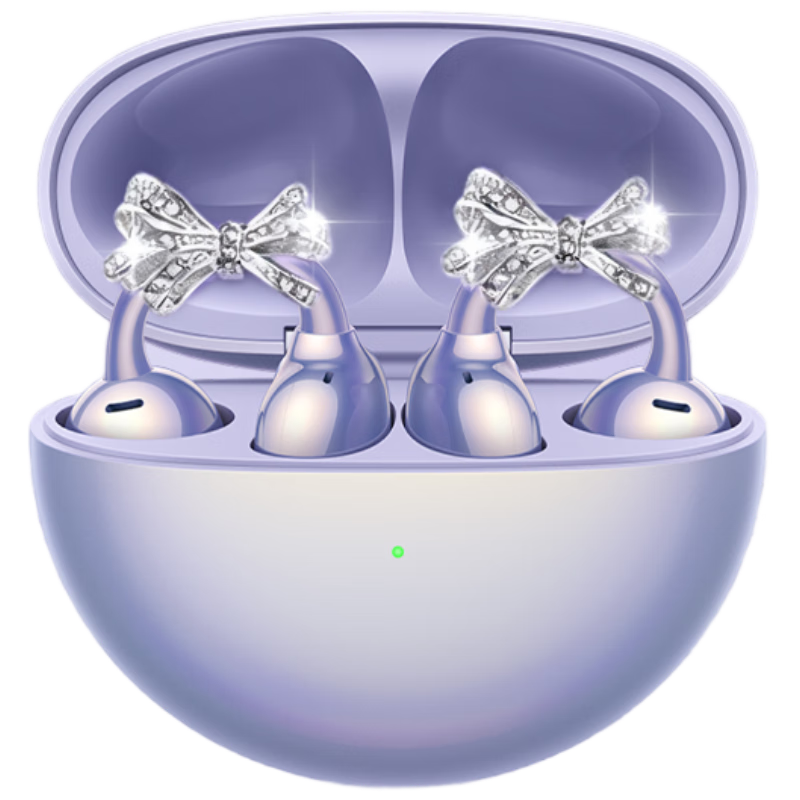 KOVOL Huawei FreeClip1/2 Earphone Butterfly Bowknot Clip Earphone Holder Accessories Luxury Fashion Design DIY Earphone Parts
