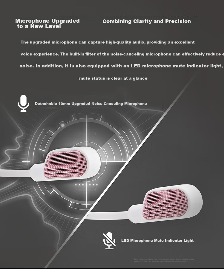HYPERX Cloud III Wired Gaming Headset with Fog Light Pink, DTS Sound, 53mm Driver Unit, E-Sports Over-Ear Gaming Headphones Compatible with Triaxial Actio 3