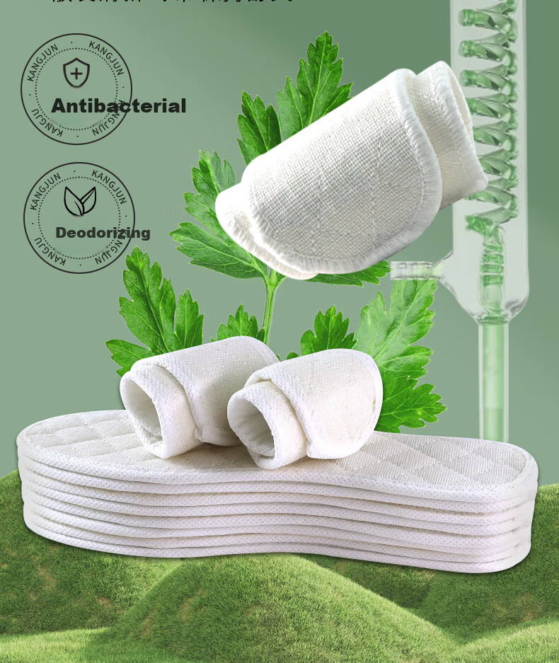 Buyun [11 Pairs] Deodorizing Insoles for Men And Women, Breathable Sweat-Absorbing Odor-Eliminating Insoles for Sports, Military Training, Leather Shoes, White 5