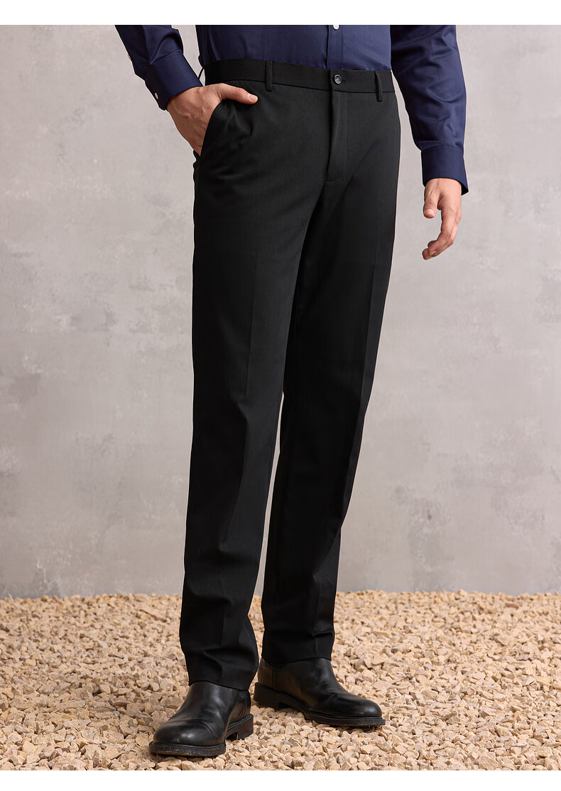 G2000 Men's Spring Autumn Multi-Stretch Business Commuter Anti-Static Antibacterial Dress Pants (Mall Same Style) 12