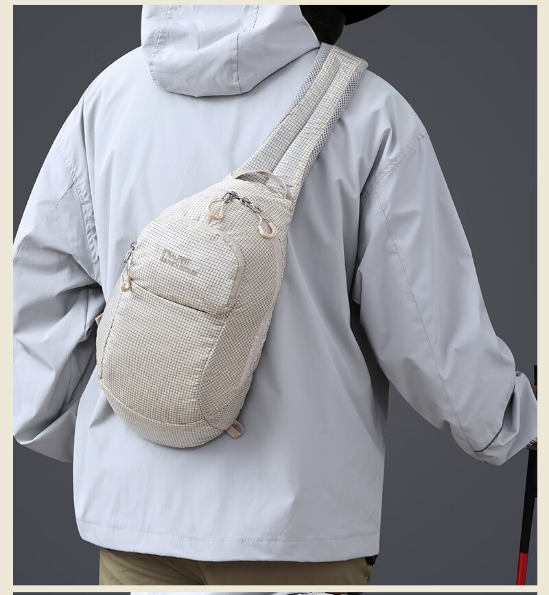 ALPINT MOUNTAIN Outdoor Trendy Crossbody Bag Chest Bag Shoulder Bag Small Backpack Large Capacity Casual Travel Cycling 20