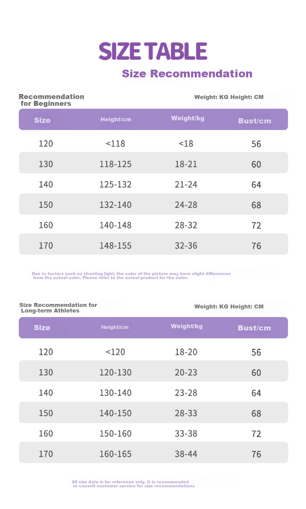 ZOKE Children's One-Piece Swimsuit, Knee-Length Professional Training Sports Girls' Swimwear, 124625888, Purple, Size 18 4