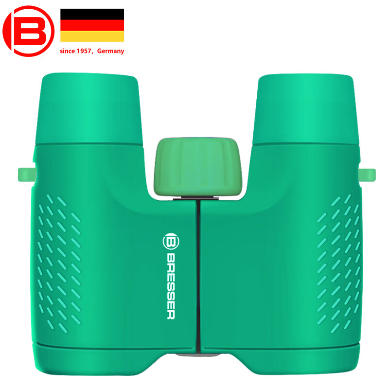 Bresser Germany 6x21 Mint Green Light Green Compact Portable Kids Binoculars HD Outdoor Travel