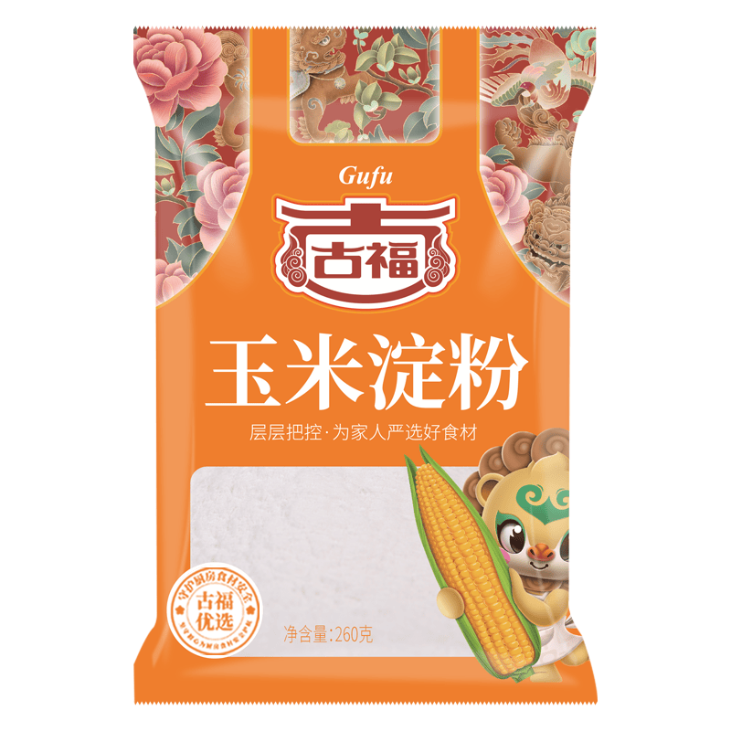 古福玉米淀粉 260g  烘焙原料 烹调勾芡食用  厨房烹饪 配料干净