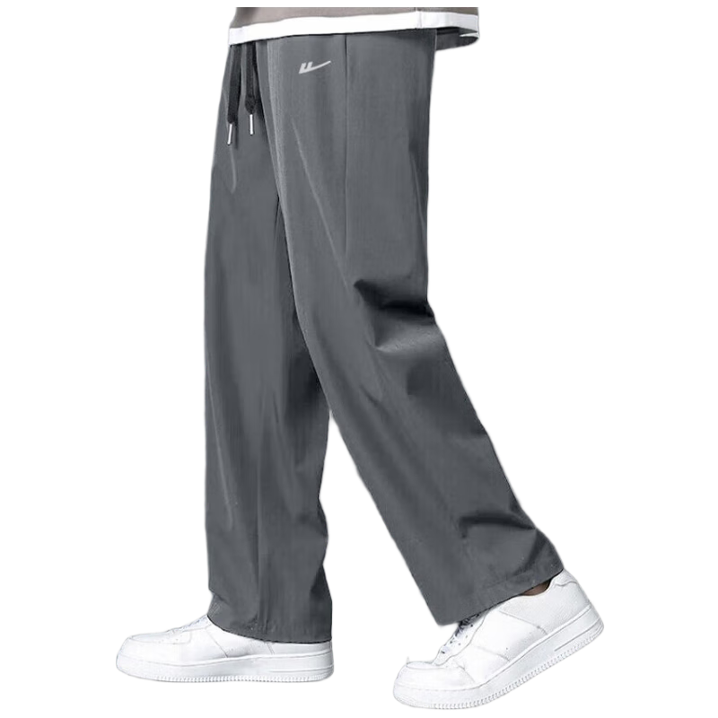 Warrior Men's Winter Casual Loose Straight-Leg Fleece-Lined Warm Sports Pants