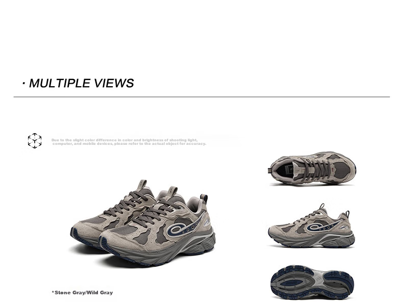QIAODAN Yongheng 901 Men's Casual Shoes, Summer Mesh Breathable Retro Heightening Dad Shoes, Sneakers 17