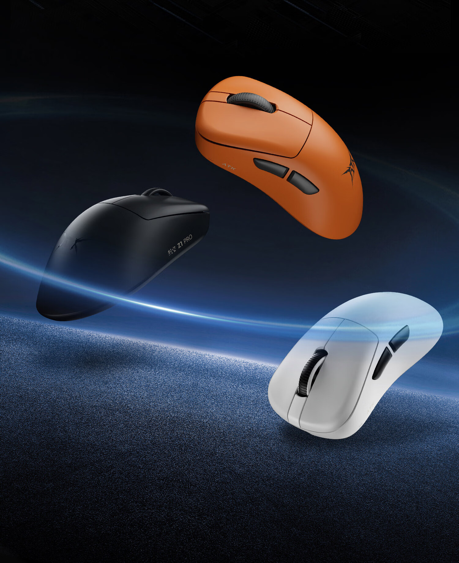 ATK LieKong Z1 Wireless Mouse Wired/Wireless Dual-Mode Lightweight Office Gaming Mouse Right-Handed Ergonomic Z1 ProMax White 14