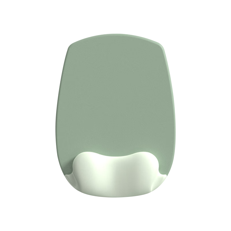KPTE New Ergonomic Mouse Pad with Gradient Wrist Rest Heart-Shaped Silicone Non-Slip Wrist Support Mint Green Customizable
