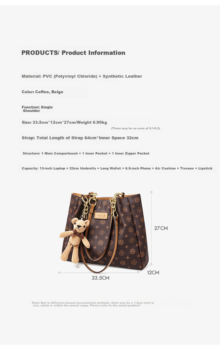 Aokang Women's Handbag, 2026 New Trendy Underarm Light Luxury Shoulder Bag Tote Bag, Birthday Mother's Day Gift for Mom Or Wife 9