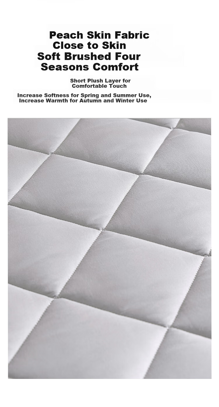 JD Original Mattress Protector, Student Dormitory Special Antibacterial Mattress Pad, National Standard Class A, 5-Layer Thickened, 0.9m Bed, Gray 8