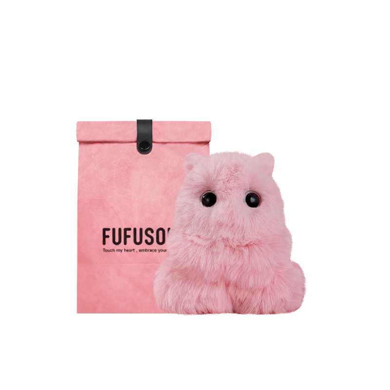 FUFUSOUL Pink (Citrus White Tea) Classic Scented Plush Doll Trendy Toy Birthday Gift for Girls Plush Keychain