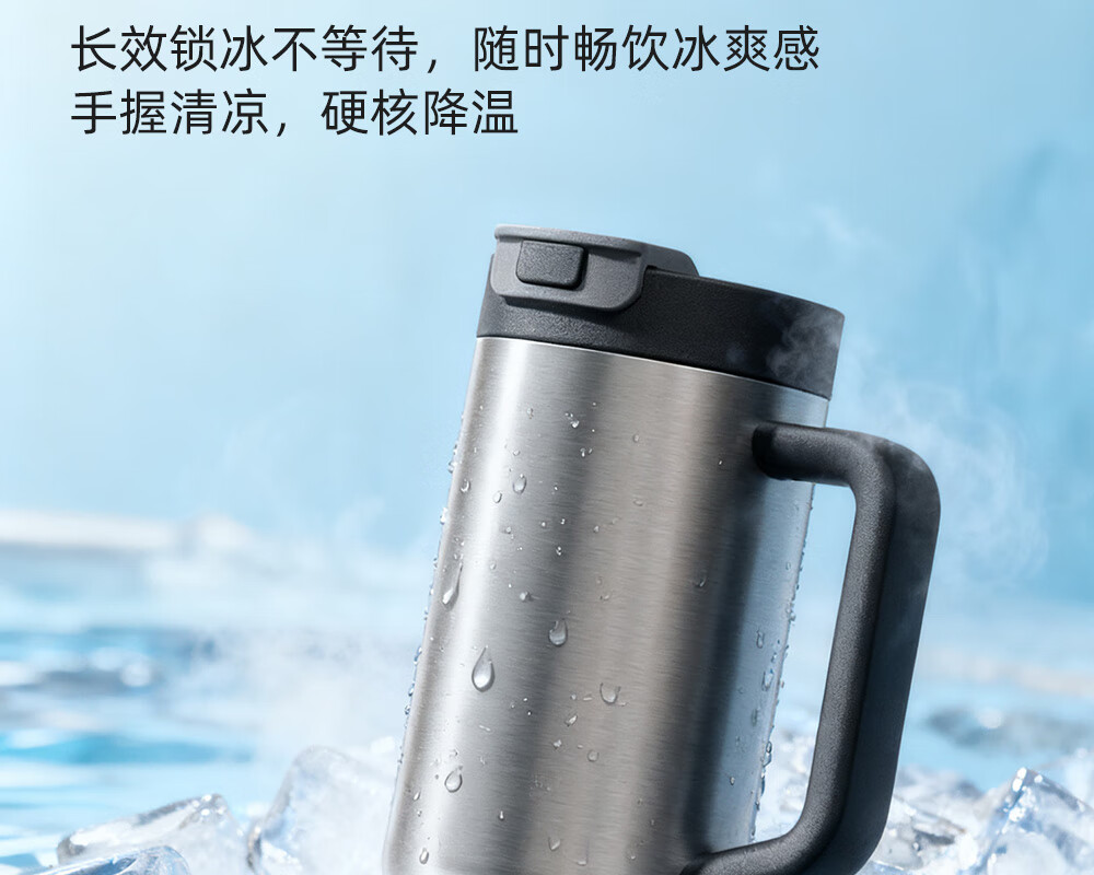Fuguang 316L Straw Insulated Cup, Large Capacity, Sealed, for Men And Women, Ice King Cup, Giant Water Bottle, Tea Infuser Cup, Natural Color 6