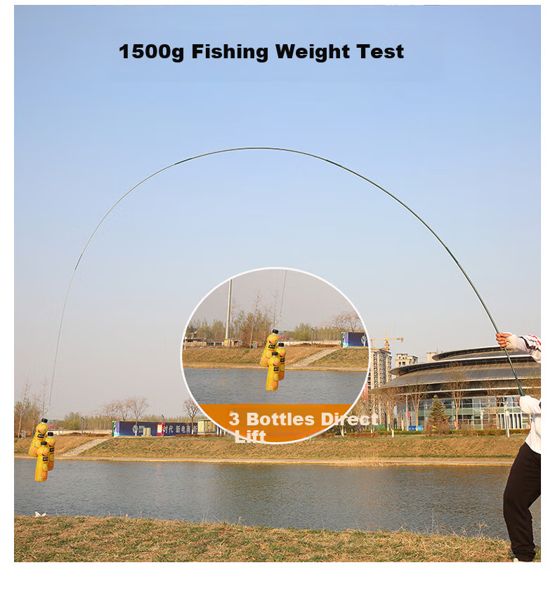 Xionghuo Stream Fishing Rod, Black Pit Carbon Crucian Carp Rod, 2.7 Meters, Ultra-Light And Slim, Wild Fishing Hand Rod, Micro-Fishing Platform Rod, Small Fish Rod 10