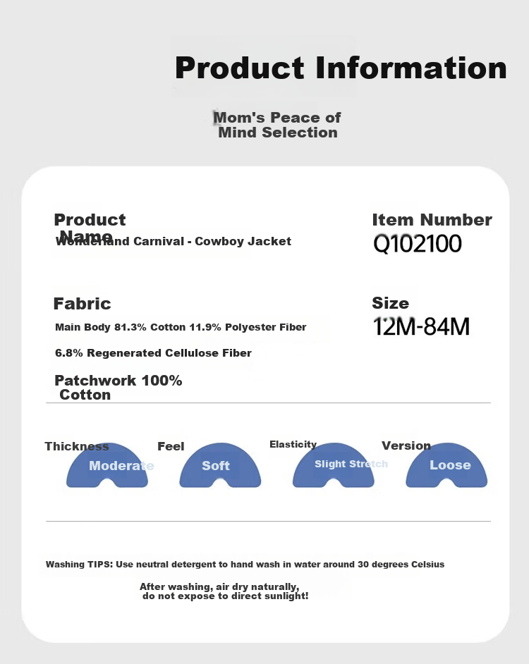 Ciciibear [Color-Fast] Ciciibear Children's Denim Jacket for Boys, Spring And Autumn Style 2024 New Collection, Baby Autumn Clothing, Toddler Wear 13
