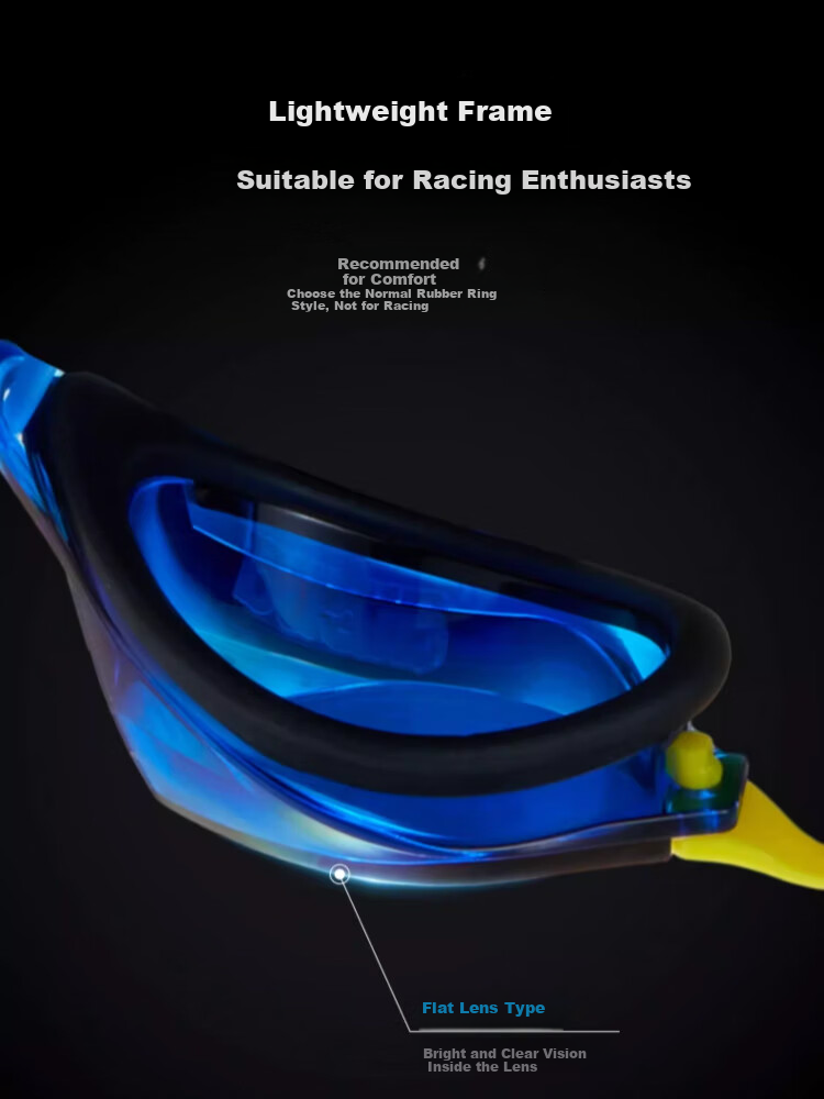Arena Swimming Goggles Imported Coating HD Waterproof Anti-Fog Anti-Glare Professional Training Racing Unisex 5