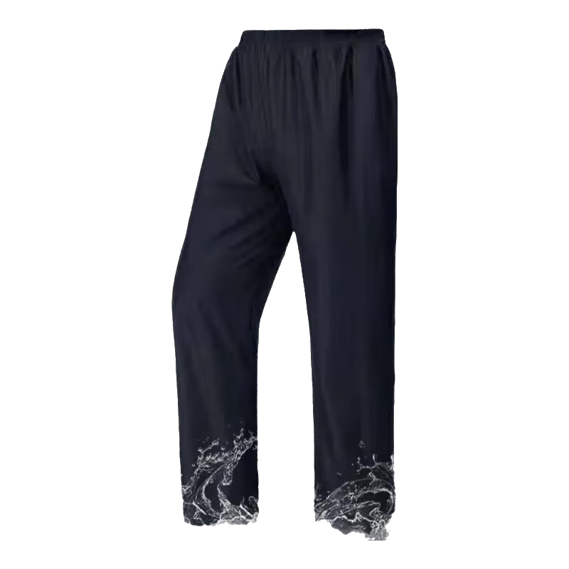 Shangyoubufan Rain Pants, Knitted Fabric Heavy-Duty Waterproof Lower Body Riding Wear for Men, Customizable, One Size Fits All