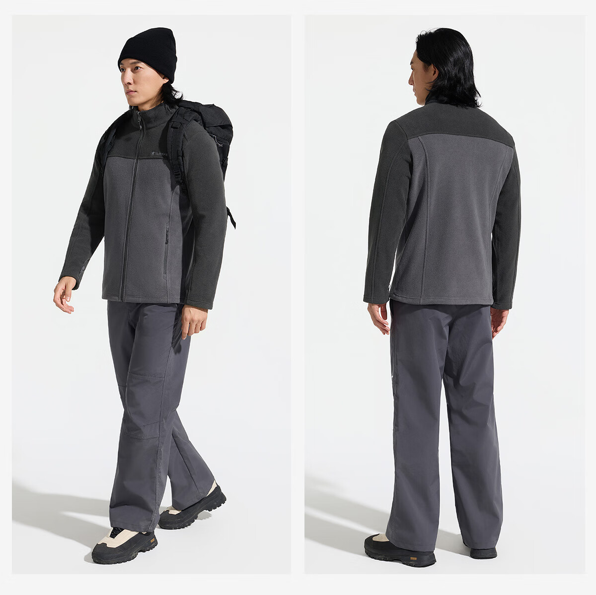 TOREAD Fleece Jacket 25 Autumn Winter New Men's Zipper Coat Fleece Warm Anti-Static Top TACCCN91868 6