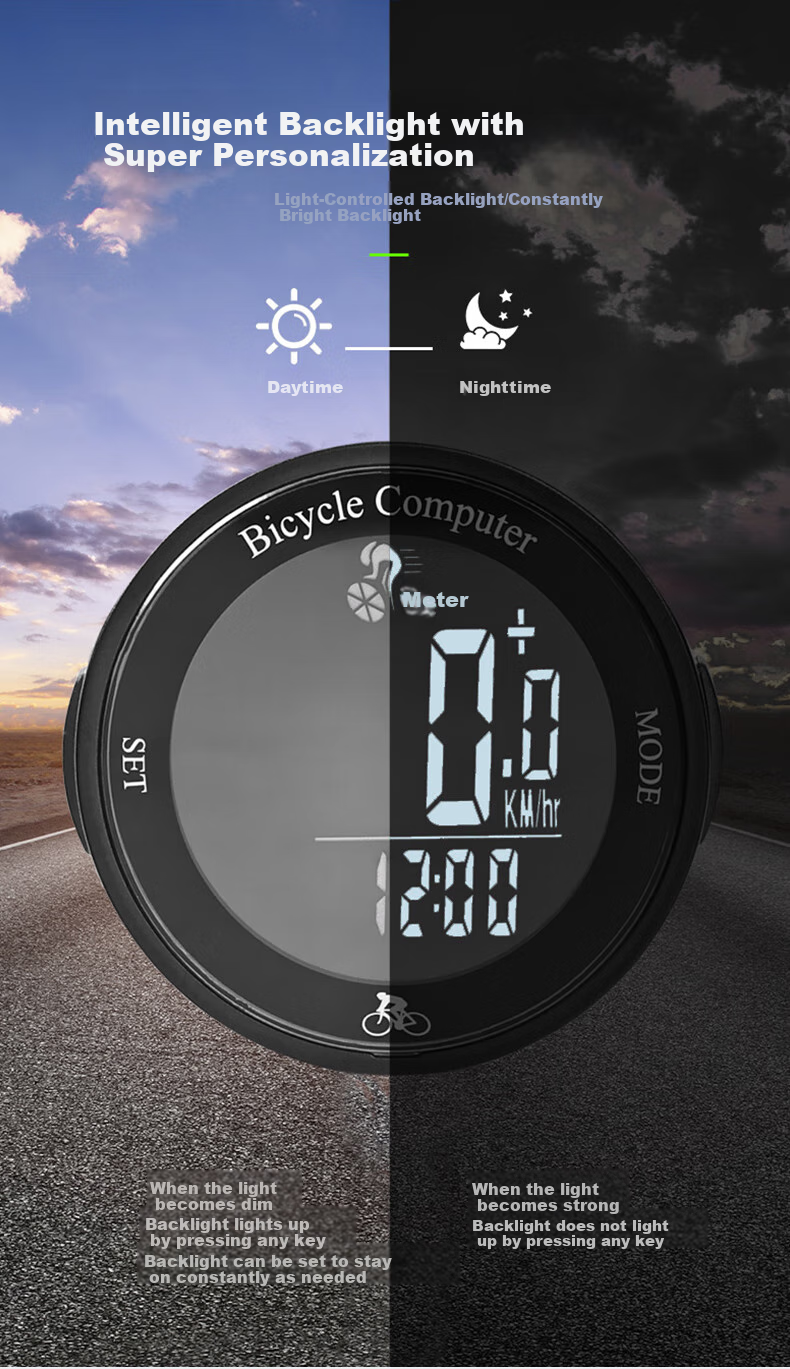 FOREVER Bicycle Cycling Computer, Suitable for Mountain Bikes And Road Bikes, Universal Smart Computer, Long Battery Life, Rain And Dust Resistant, Portable 5