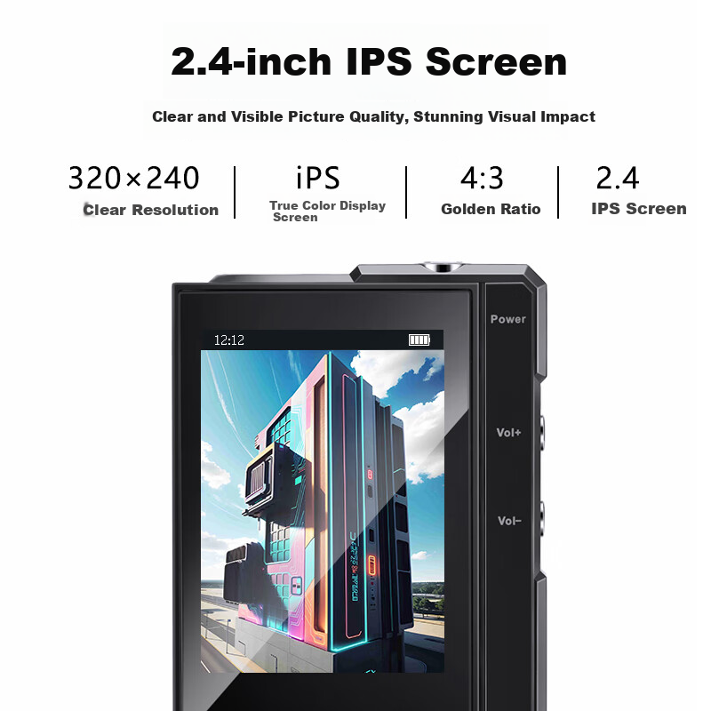 MP3/MP4 плеер Yueguangbaohe M1601, 32 ГБ, Bluetooth, карта памяти, lossless, электронная книга, длительное время ожидания, портативный плеер для студентов