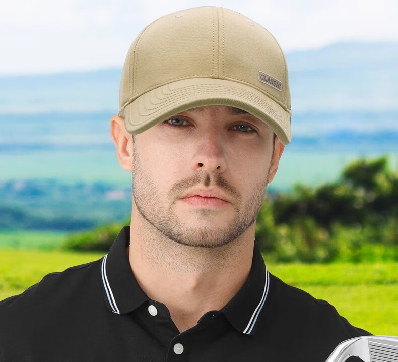 MiiOW Men's Hard Top Pure Cotton Casual Comfortable Baseball Cap Large Head Size Slimming Face Unisex Hat 4