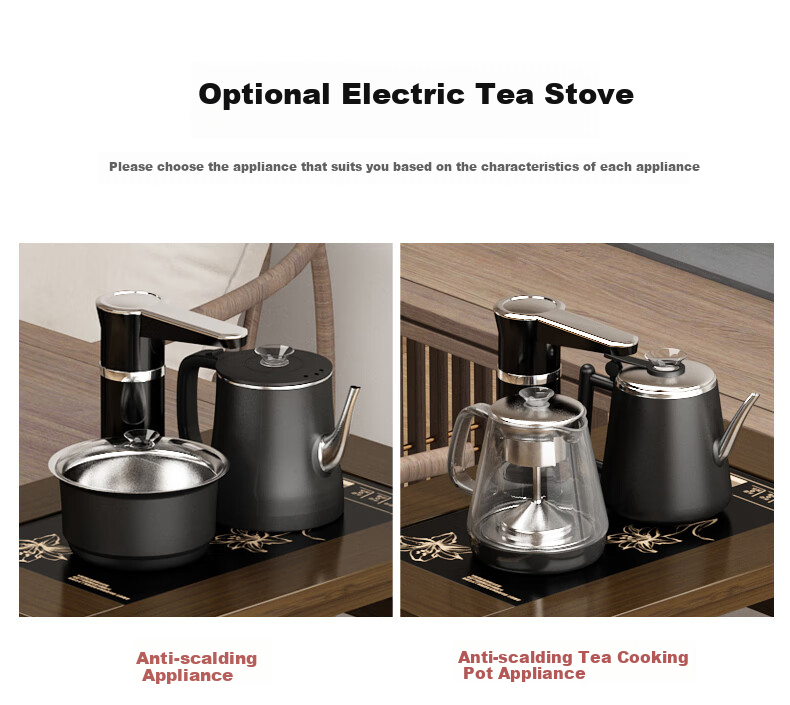 Taomengju Tea Rack, Small Home Tea Table, Multifunctional Tea Pot And Kettle Integrated Stand, Modern Coffee Table Storage Shelf, Small Tea Table 5