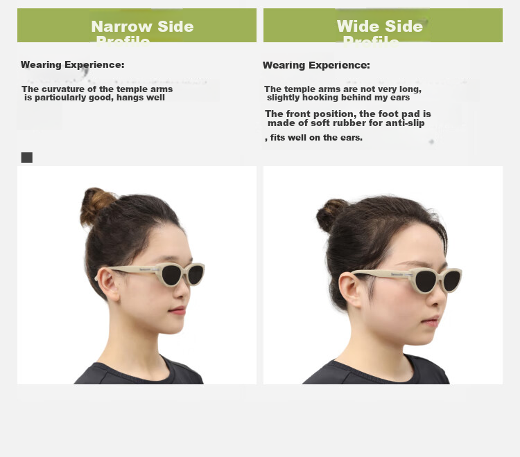 Beneunder Foldable Retro Cat Eye Sunglasses Unisex UV Protection Driving Sun Glasses Fashionable 520 Gift FD024 18