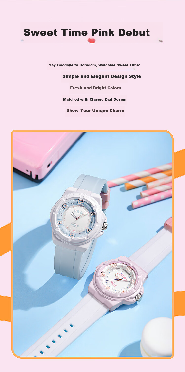 FILA Women's Watch, Girls' Watch for Middle And High School Students, Exam Student Watch, Children's Middle School Entrance Exam Gift, 6730-004 2