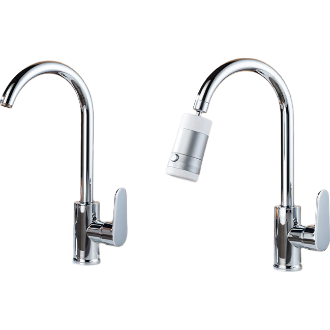 HSPA Faucet Extender, Kitchen Universal Faucet Anti-Splash Head, Retractable And Rotatable Extension Aerator, 5239