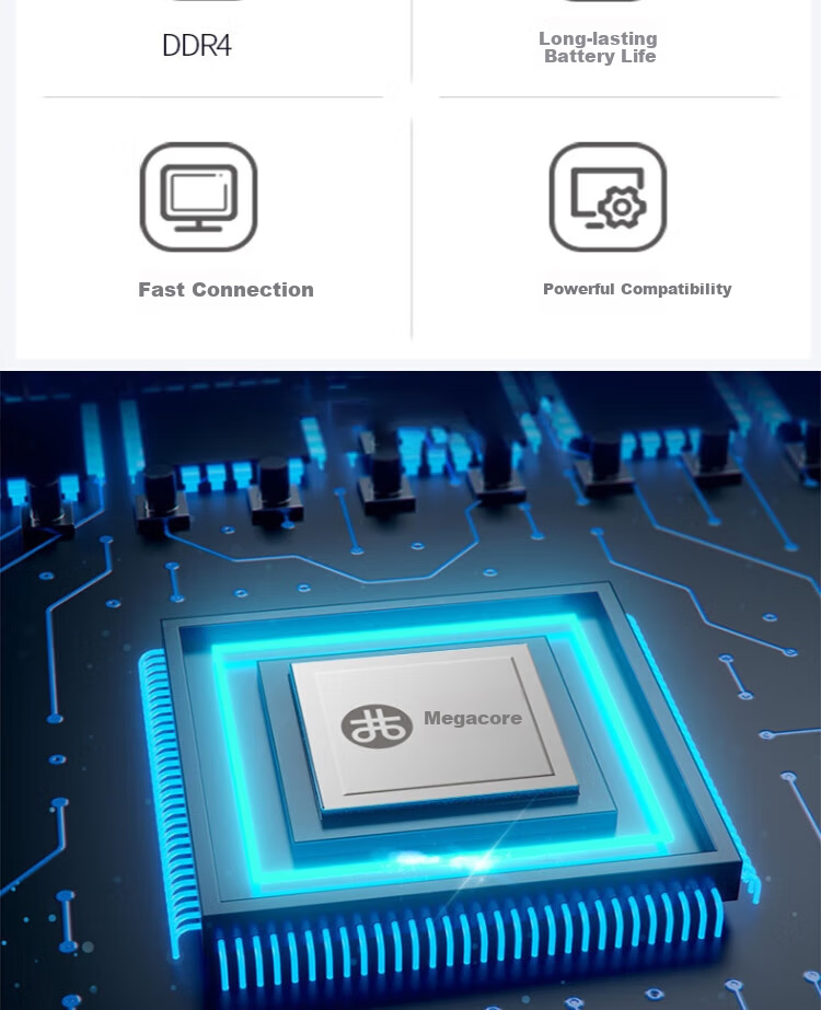 THTF Xin Chuang Cha Xiang TZ830 Domestic Desktop Computer, Zhaoxin ZX-EKX 8GB RAM, 512GB Storage, Integrated Graphics, Domestic Trial Use, 23.8-Inch Display 3