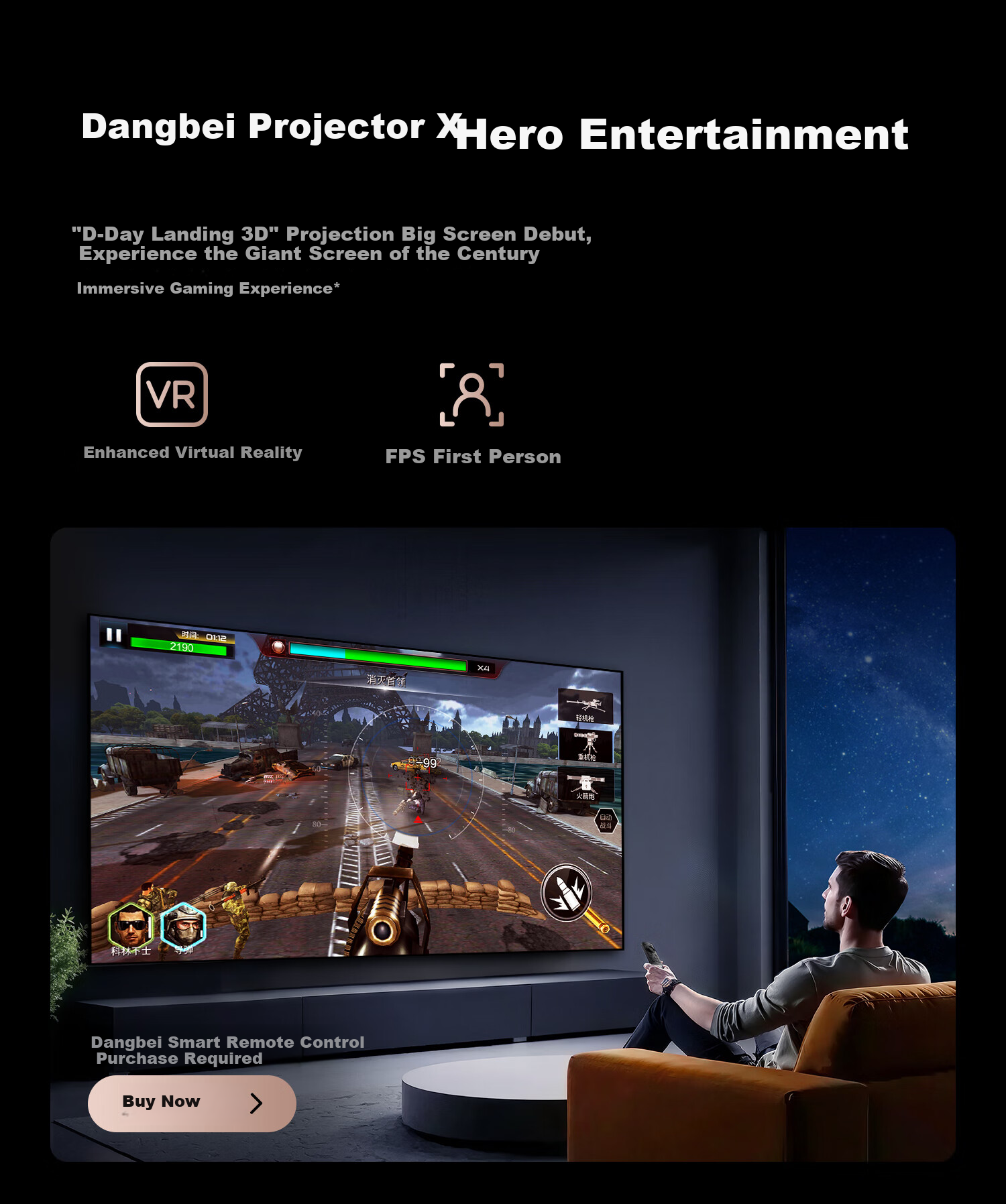 Dangbei S7 Ultra Max Projector, Home Use, 4K, New Tri-Color Laser Zoom, Ultra-Clear Home Theater, Subsidized (5800CVIA Liquid Cooling Heat Dissipation) 31