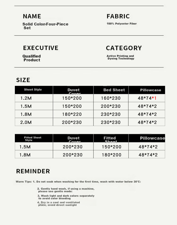Hodo Bedding Set for 1.5/1.8m Bed, Thick Double Bed Sheet with Duvet Cover And Pillowcases, Home Use, Cream White Color, 200*230cm 18