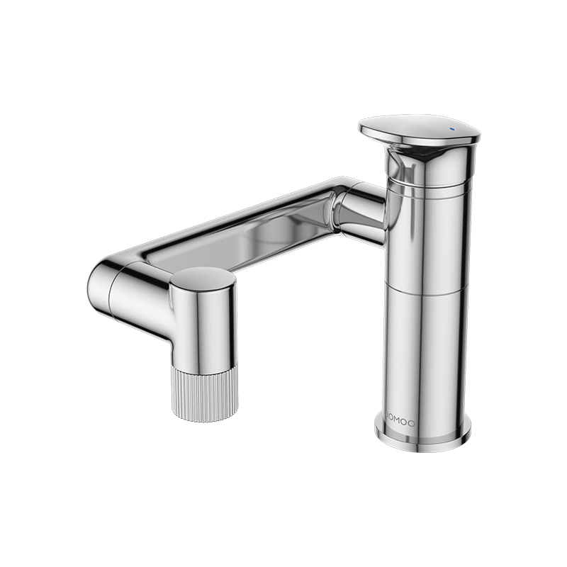 JOMOO Basin Faucet, Silicone Brass Mechanical Arm, Bathroom Hot And Cold Dual Control Washbasin Tap, 32706