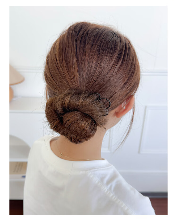 CHIMERA Minimalist Thick U-Shaped Hair Comb Hairpin Invisible Hair Clip for Easy Bun Styling 4