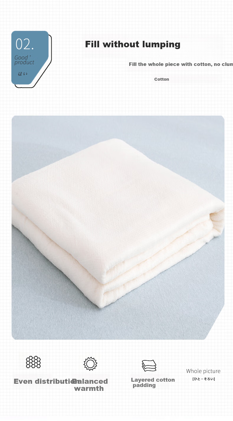 Yunjin 100% Pure Cotton Xinjiang Cotton Quilt, Thin Summer Comforter, Air Conditioning Blanket, 3 Jin (1.5 Kg), 150*200cm, Jinguang 7