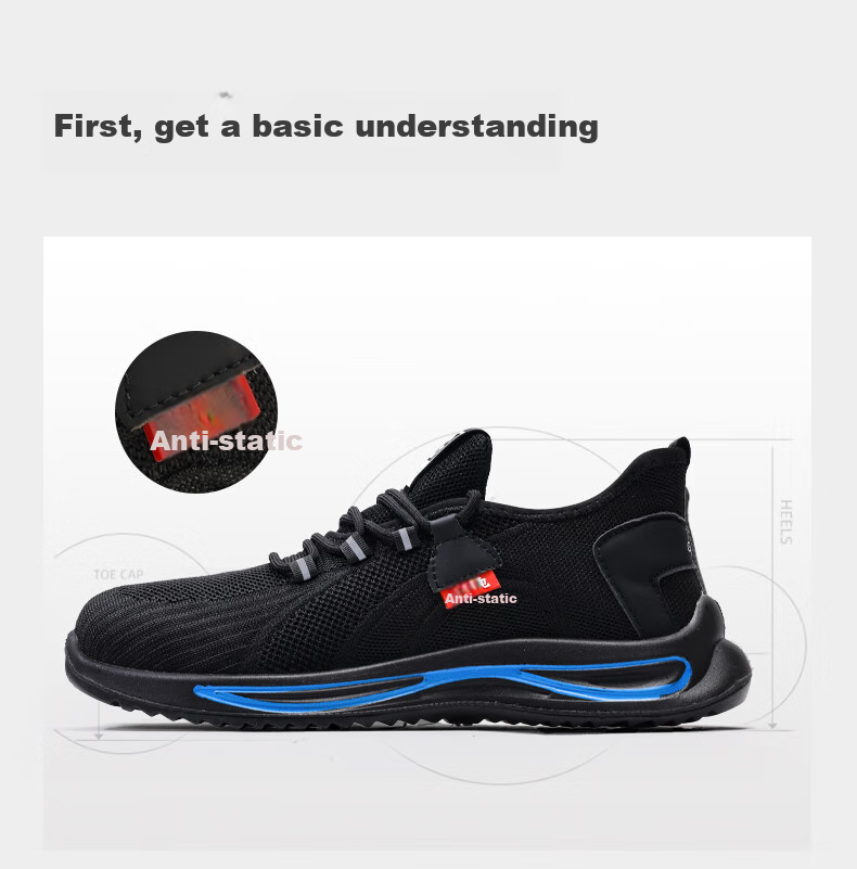 Weierdun Gas Station Anti-Static Shoes for Men And Women, Summer Breathable Comfortable Safe Soft-Soled Sinopec Work Shoes 2138A-1 Size 40 2