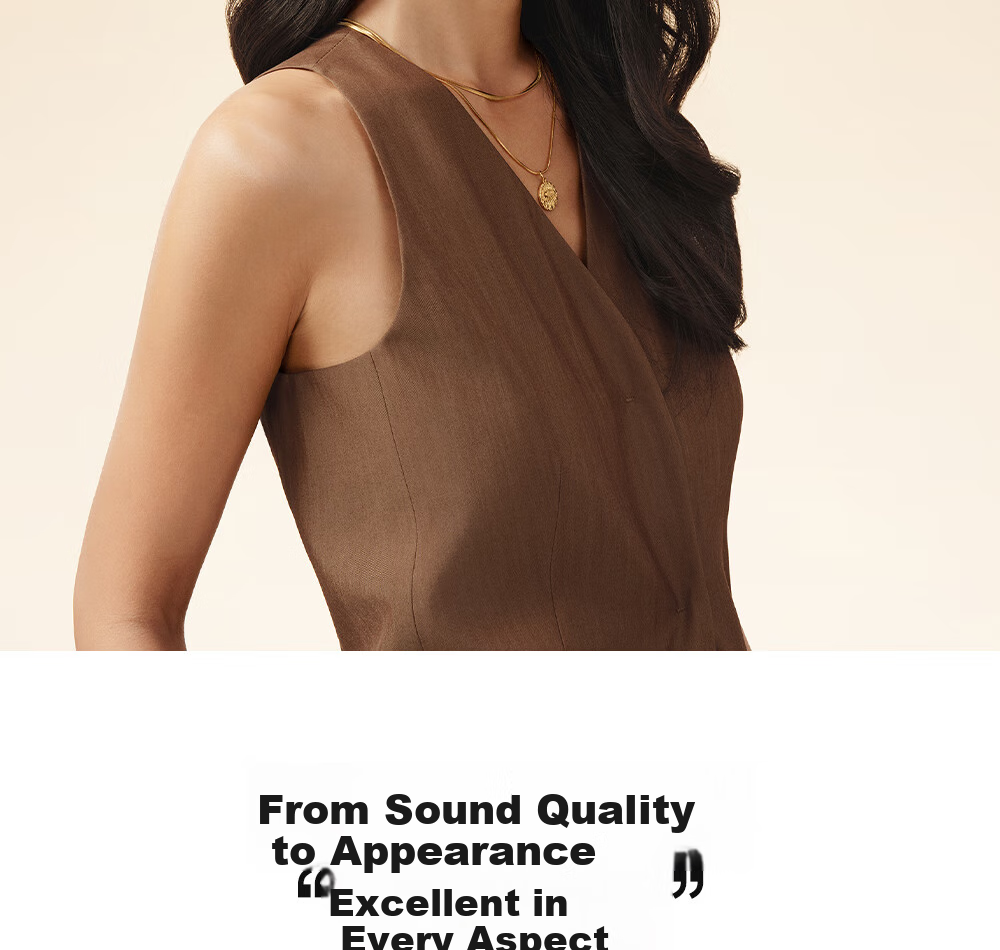 Manbuzhehuazai Evo Space Over-Ear Active Noise Cancelling Bluetooth Headphones, Bluetooth 5.4, Earth Brown, Dual Gold Certification, 93-Hour Battery Life, Compatible with Apple, Huawei, Xiaomi 2