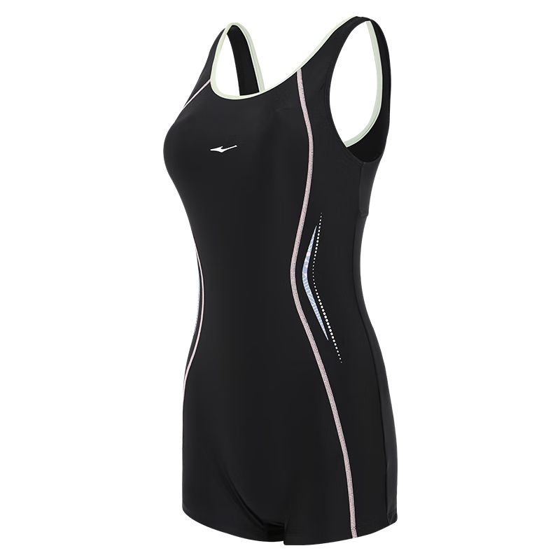 ERKE Women's Swimsuit 2025 New One-Piece Square-Leg Competitive Swimwear for Swimming Pool and Hot Spring