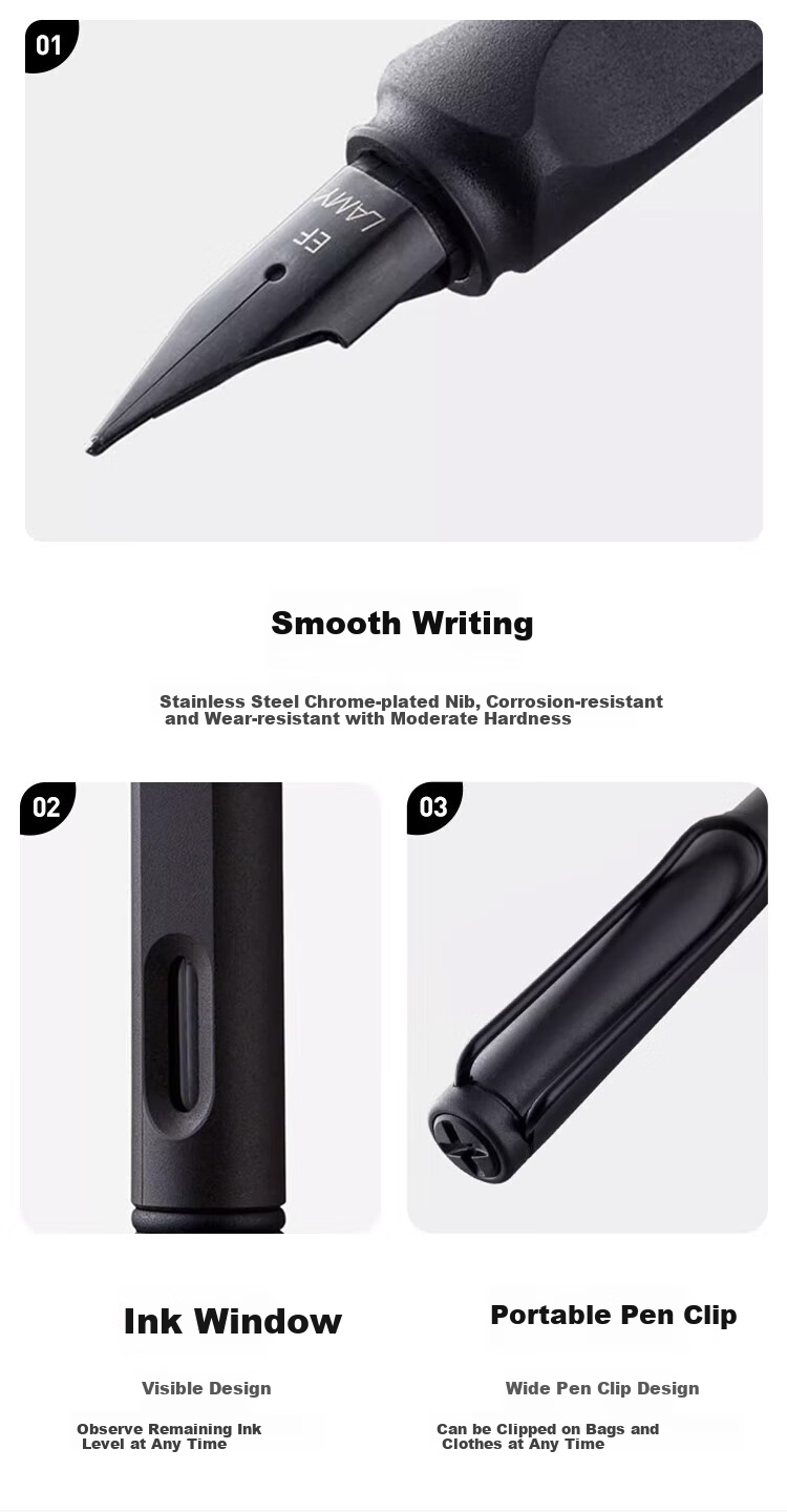 LAMY Safari Yellow EF Nib Fountain Pen German Imported Student Office Gift Graduation Corporate Purchase 2