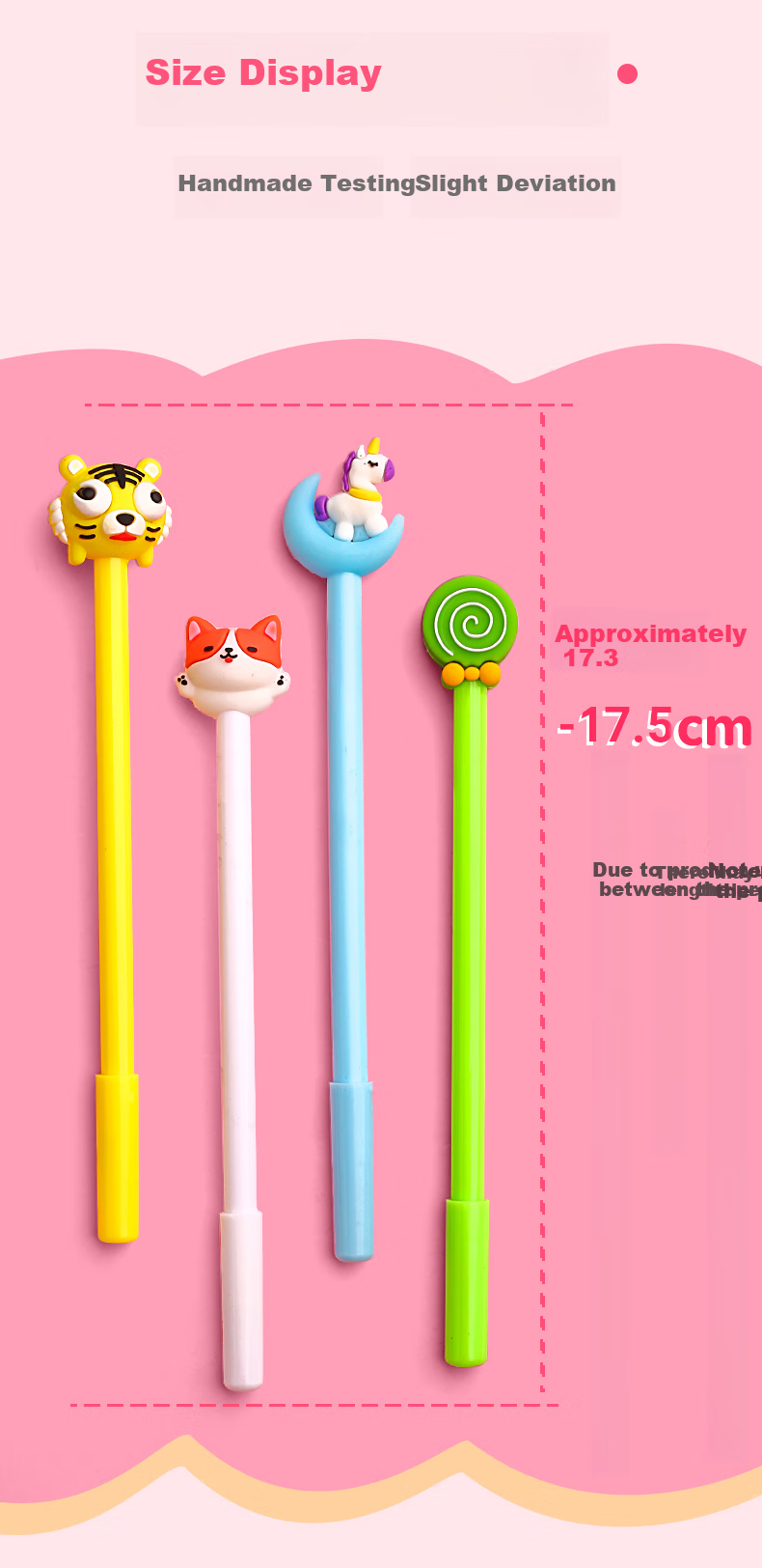 Jinzhi 20 Cartoon Gel Pens, 0.5mm, Student Prizes, Blind Box Pens, Rewards for Middle And High School Students, Stationery Supplies, Graduation Gifts, Birthday Presents, Cute Creative Water-Based Pens 8