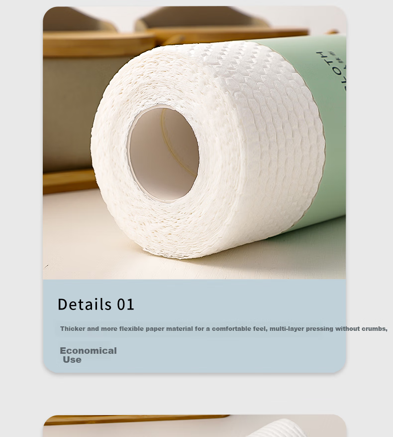 Tinghao Disposable Cleaning Cloths, 200 Sheets Per Roll, 4 Rolls, Thickened Kitchen Dishwashing Cloths, Cleaning Rags, Stain Removal, Absorbent, Wet And Dry Use 14