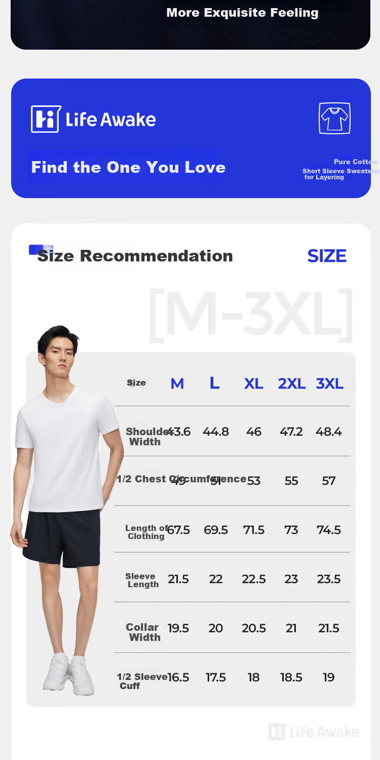 HLA Men's Short-Sleeve T-Shirt, V-Neck, 100% Pure Cotton, Comfortable, Breathable, Thin, Basic Undershirt, 2-Pack 9
