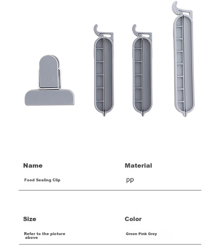 BJ Food Sealing Clips Snack Sealing Clips Kitchen Food Storage Bag Sealer Tea Bag Clips 12 Pieces 14